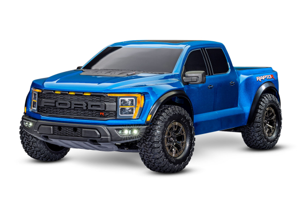 Traxxas Ford F-150 Raptor R 4X4 VXL Truck TQI TSM - Blauw
