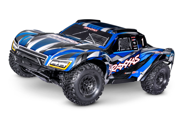 Traxxas Maxx Slash 6S brushless shortcourse truck RTR - Blauw