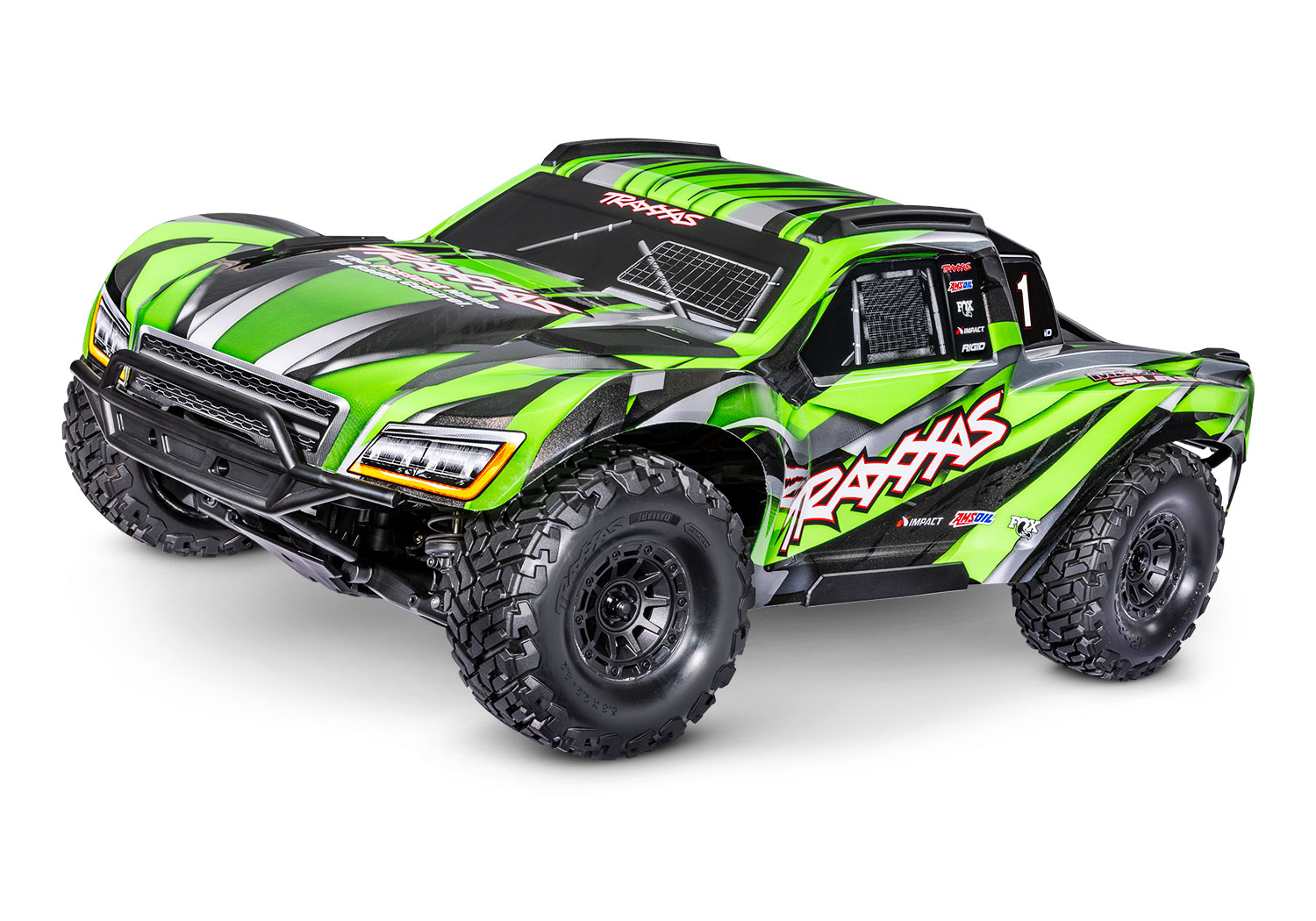 Traxxas Maxx Slash 6S brushless shortcourse truck RTR - Groen