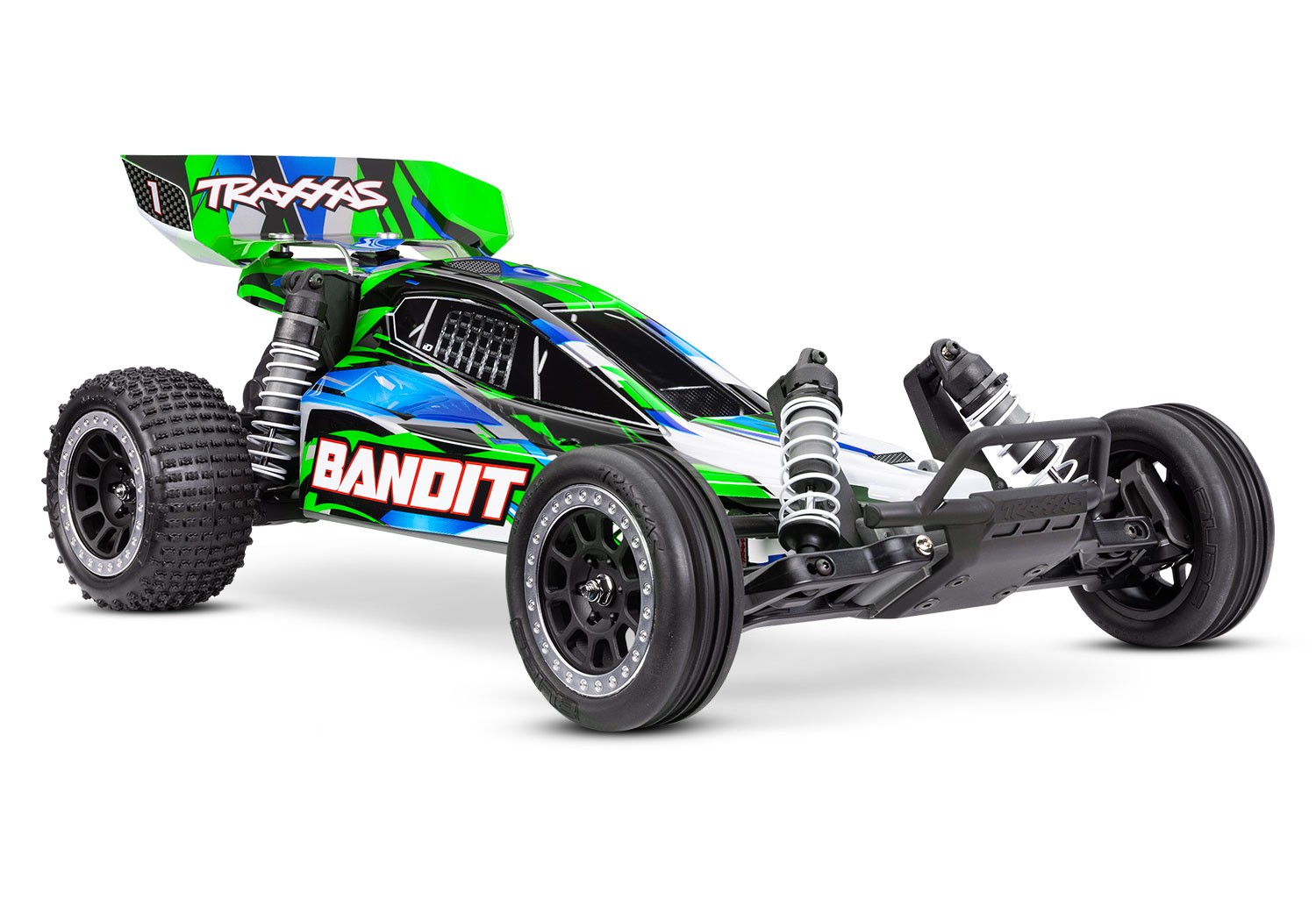 Traxxas Bandit 2WD HD electro buggy RTR - Groen