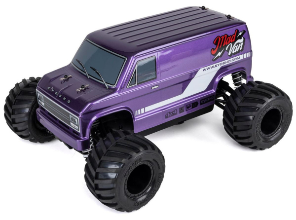 Kyosho 1/10 Mad Van Fazer MK2 electro truck RTR - Paars