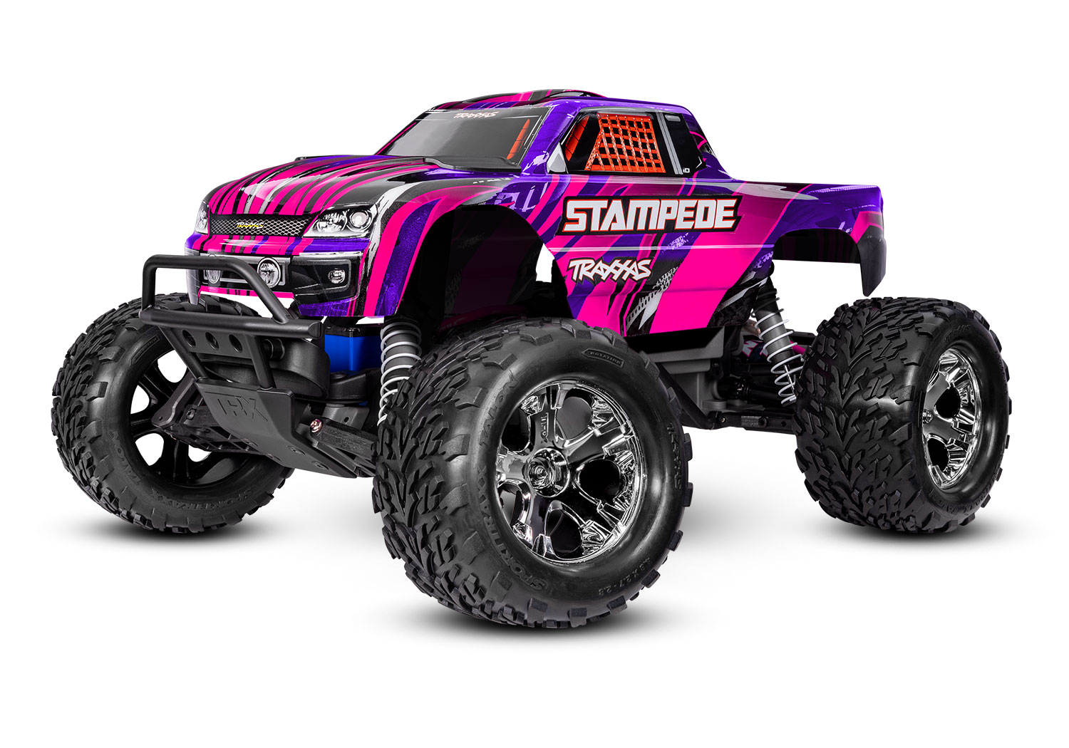 Traxxas Stampede 2WD HD electro monster truck RTR - Roze
