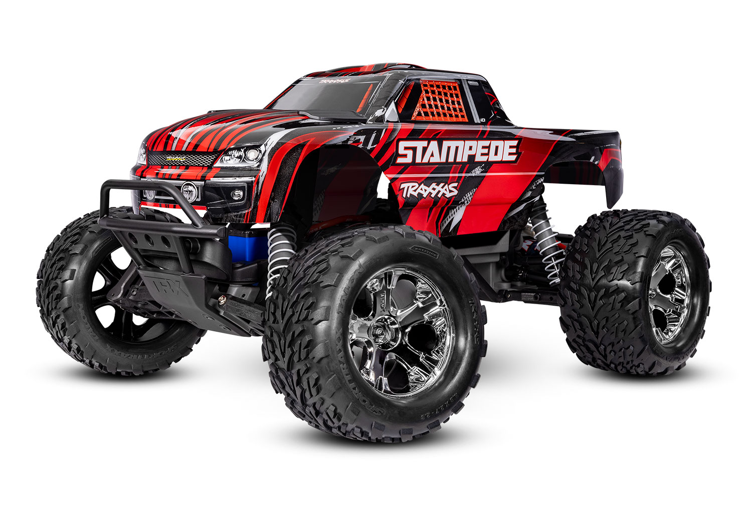 Traxxas Stampede 2WD HD electro monster truck RTR - Rood