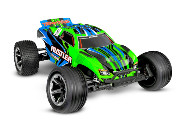 Traxxas Rustler XL-5 HD Electro Truggy RTR - Groen
