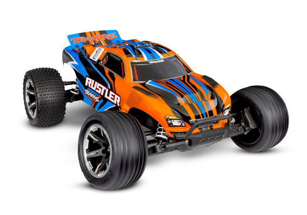 Traxxas Rustler XL-5 HD Electro Truggy RTR - Oranje