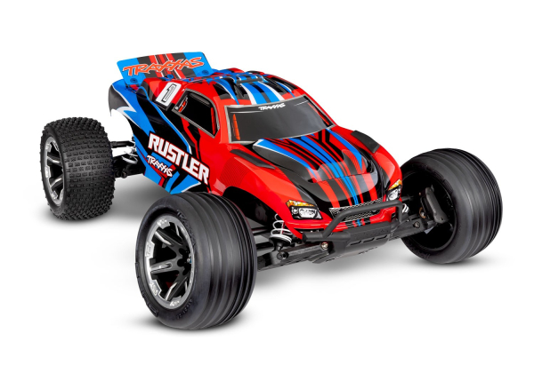 Traxxas Rustler XL-5 HD Electro Truggy RTR - Rood