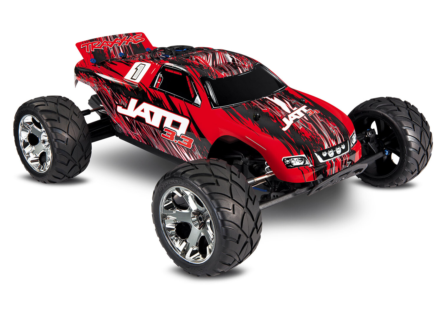 Traxxas Jato 3.3 nitro - Rood