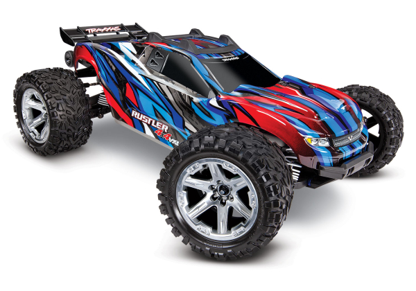 Traxxas Rustler 4x4 VXL brushless truggy RTR - Blauw