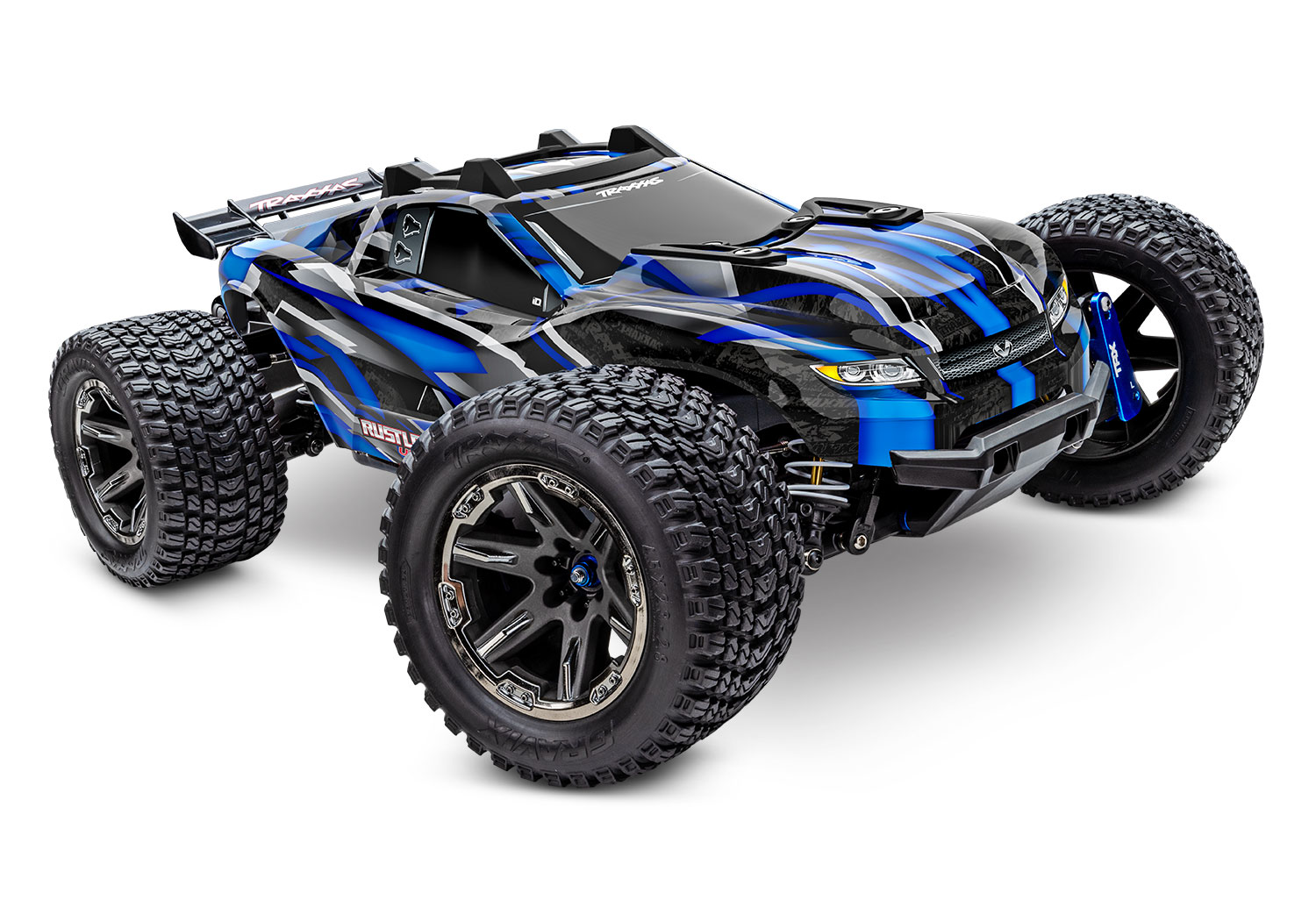Traxxas Rustler 4x4 VXL Ultimate brushless truggy RTR - Blauw