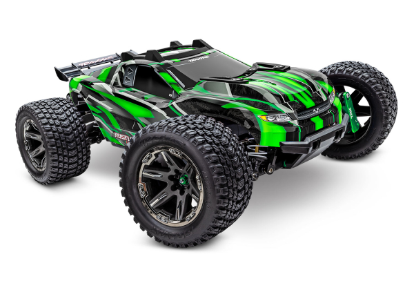 Traxxas Rustler 4x4 VXL Ultimate brushless truggy RTR - Groen