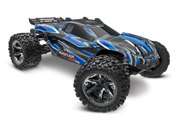 Traxxas Rustler 4x4 VXL HD brushless truggy RTR - Blauw