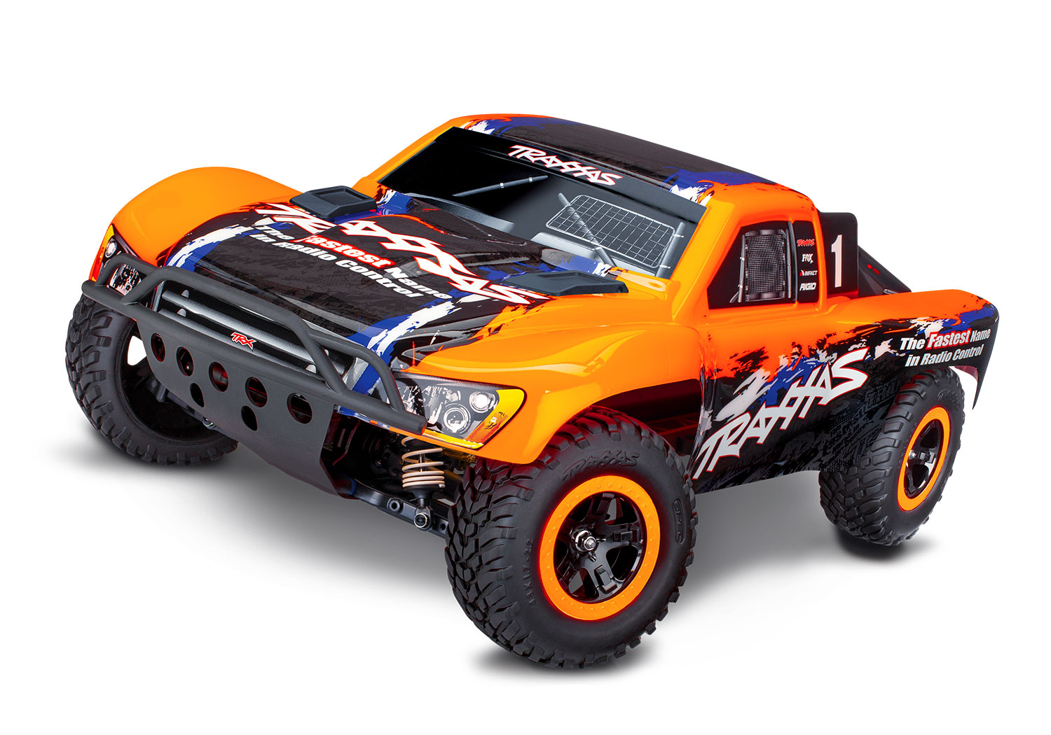 Traxxas Slash 4x4 VXL Brushless Short Course RTR - Oranje (Clipless Body)