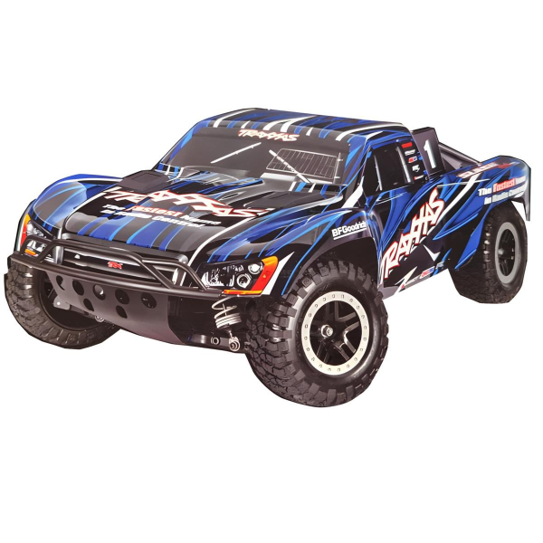 Traxxas Slash 4x4 VXL HD Clipless Brushless Short Course RTR - Blauw