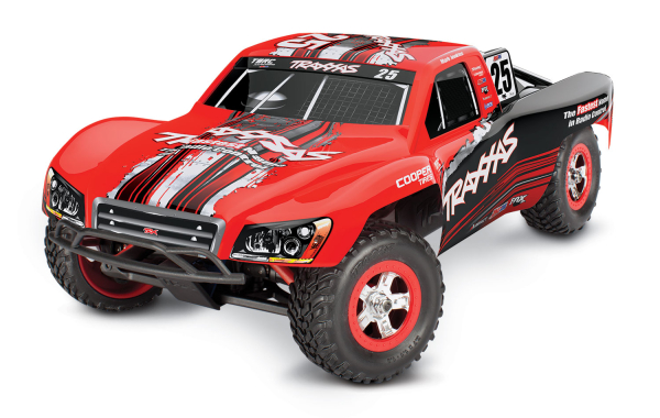Traxxas Slash 1/16 electro short course RTR - Rood