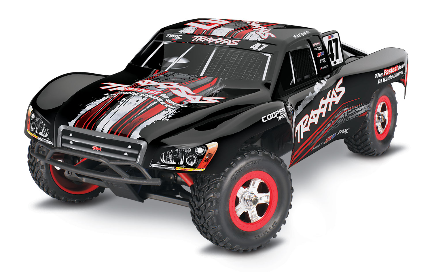 Traxxas Slash 1/16 electro short course RTR - Zwart