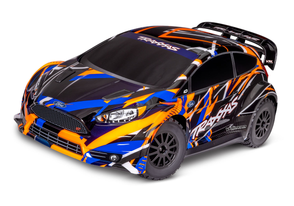 Traxxas Ford Fiesta ST Rally 4x4 VXL brushless RTR - Oranje