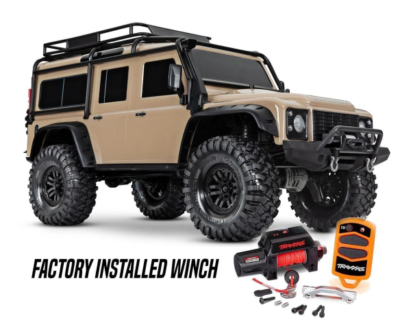 Traxxas TRX-4 Land Rover Defender met lier - Sand