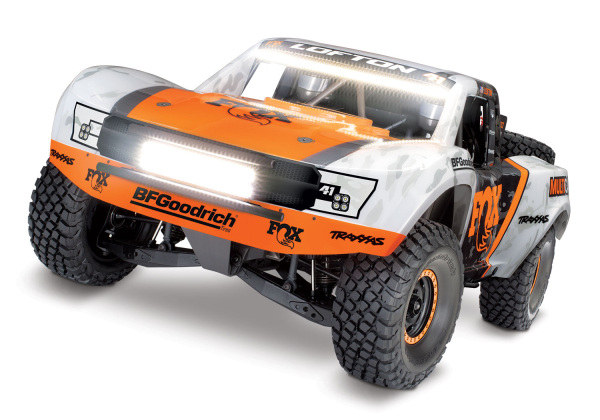 Traxxas Unlimited Desert Racer RTR - Fox Racing - Met LED verlichting!