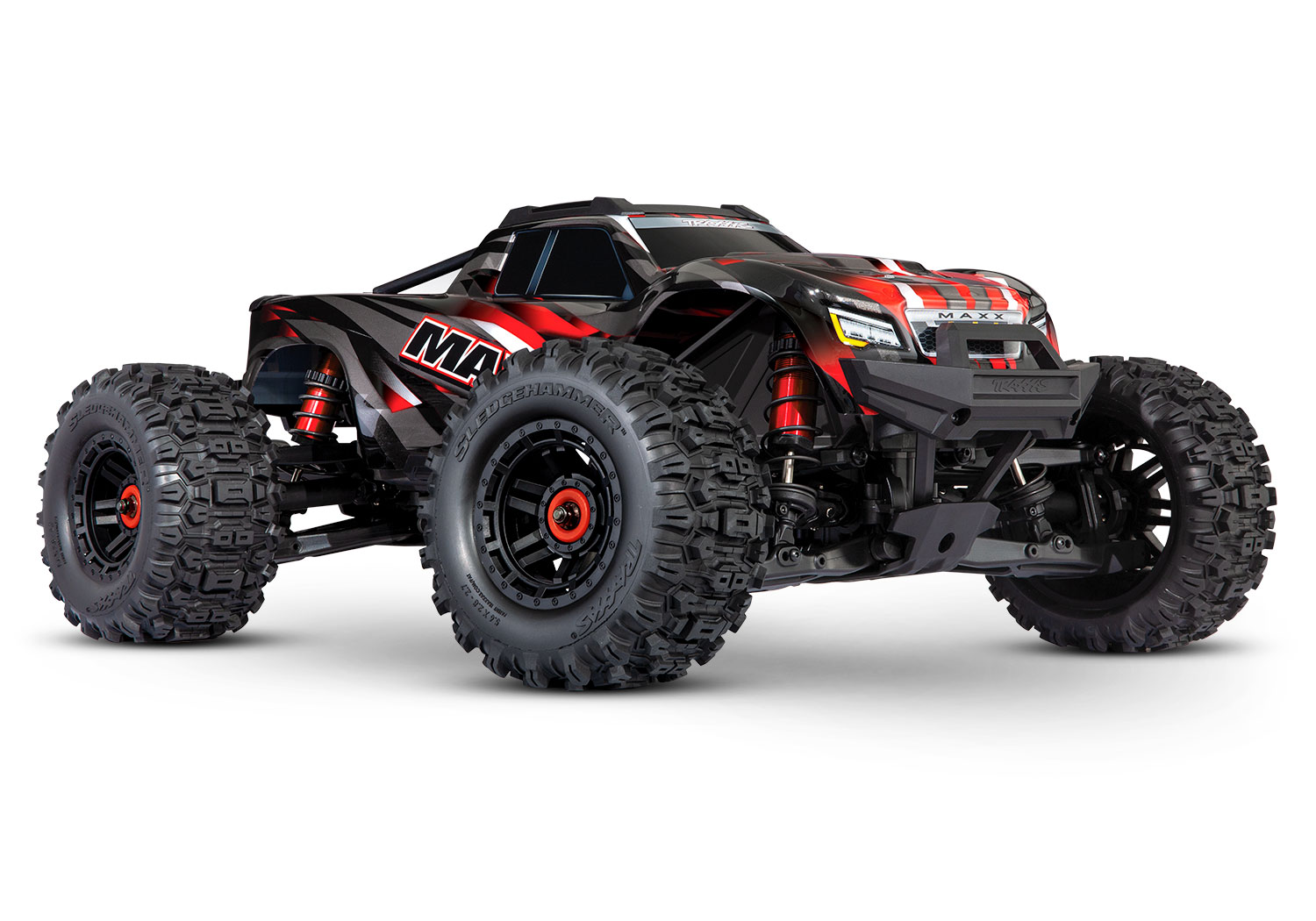Traxxas Wide Maxx 1/10 4S brushless monster truck RTR - Rood