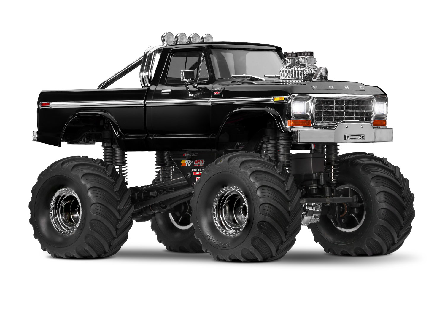 Traxxas TRX-4MT 1/18 Ford F-150 Monster Truck RTR - Zwart