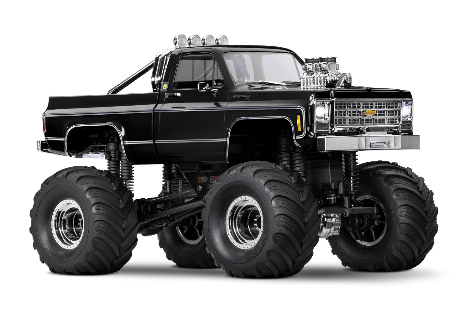 Traxxas TRX-4MT 1/18 Chevrolet K10 Monster Truck RTR - Zwart