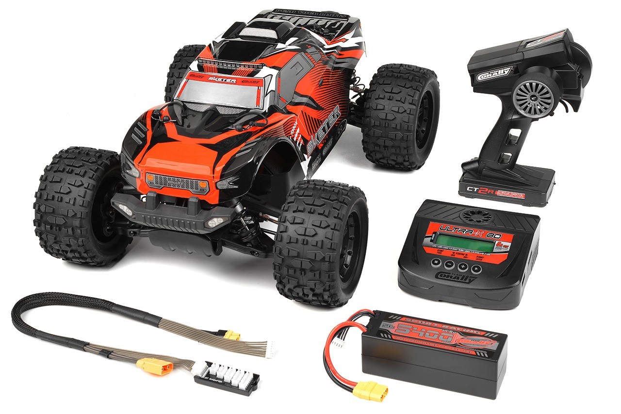 Team Corally Sketer XL4S Brushless Monster Truck RTR - Incl. accu & lader - Super Deal!