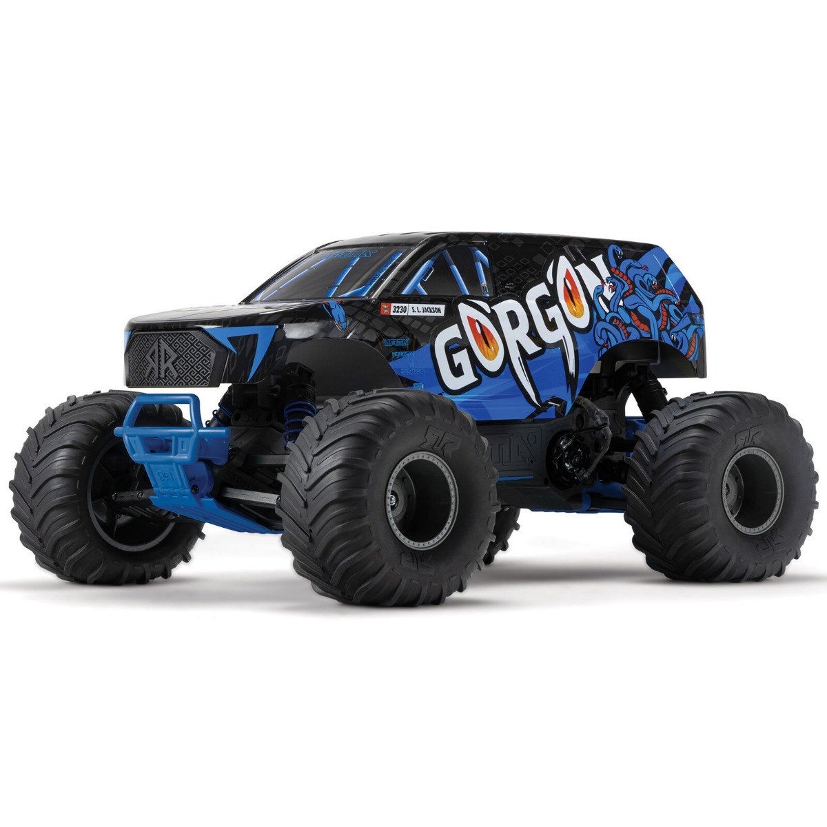 Arrma GORGON 4x2 Mega 550 Truck RTR - Blauw (zonder accu & lader)