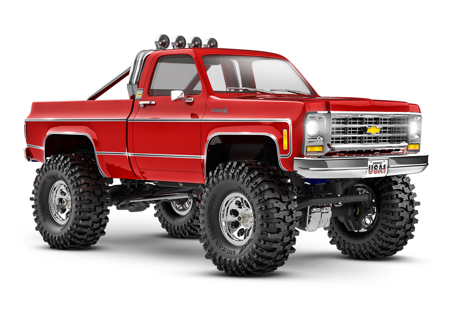 Traxxas TRX-4M 1/18 Chevrolet K10 High Trail Crawler - Rood