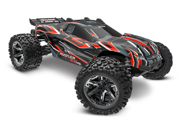 Traxxas Rustler 4x4 VXL HD brushless truggy RTR - Rood