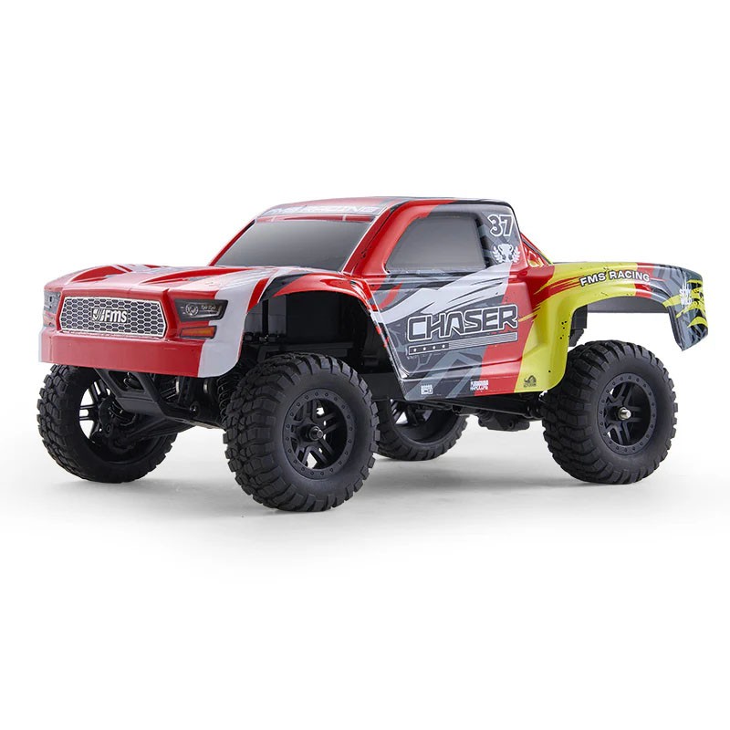 FMS 1/24 Tracker FSC24 Shortcourse truck RTR - Rood