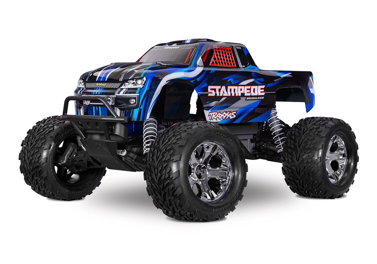 Traxxas Stampede 2WD BL-2S HD Brushless Truck RTR - Blauw