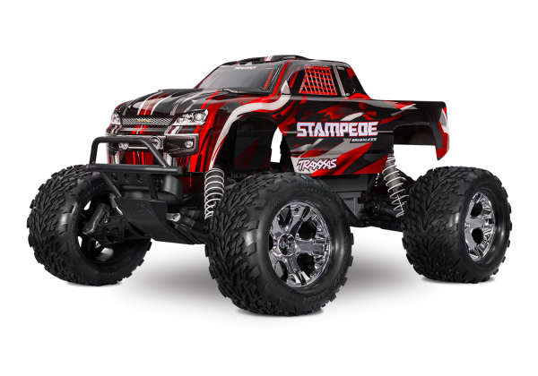Traxxas Stampede 2WD BL-2S HD Brushless Truck RTR - Rood
