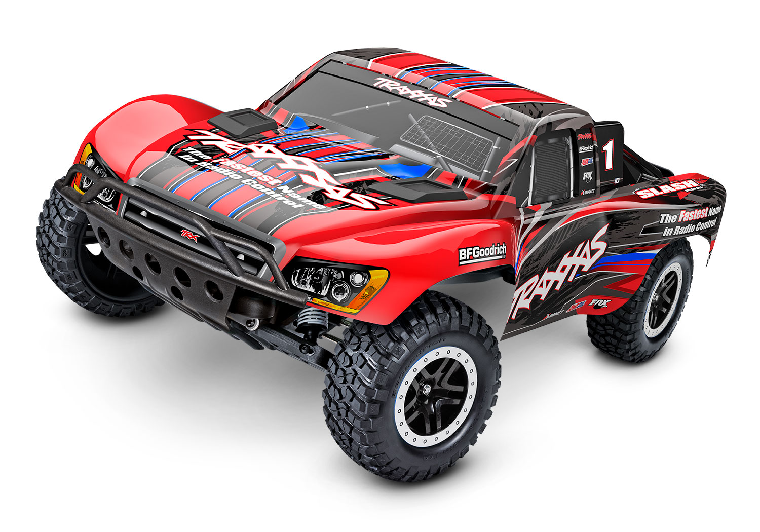 Traxxas Slash 2WD BL2-S Brushless Short Course RTR - Rood