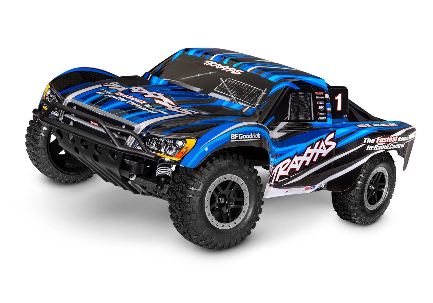 Traxxas Slash 2WD HD brushed Short Course RTR - Blauw