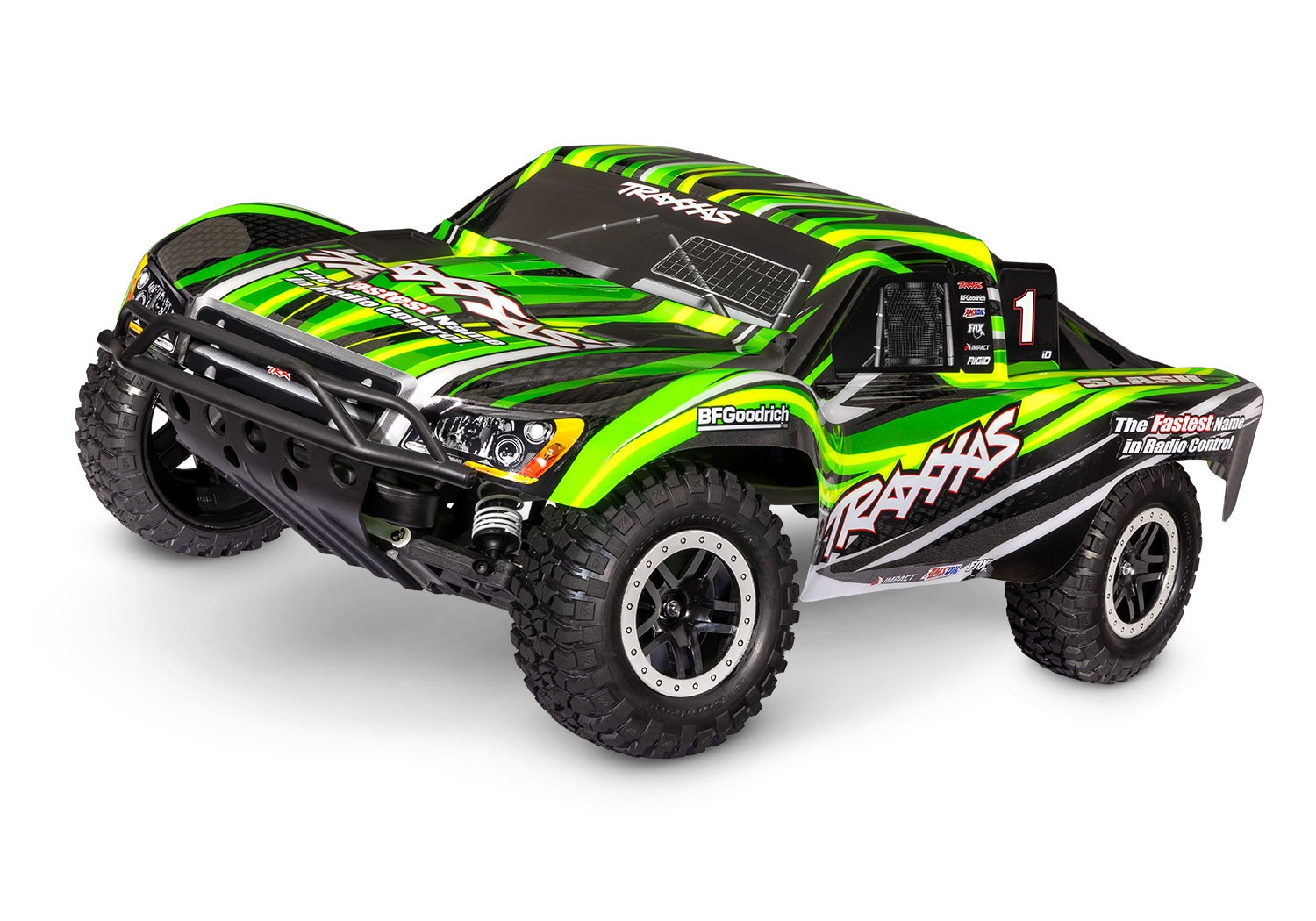 Traxxas Slash 2WD HD brushed Short Course RTR - Groen