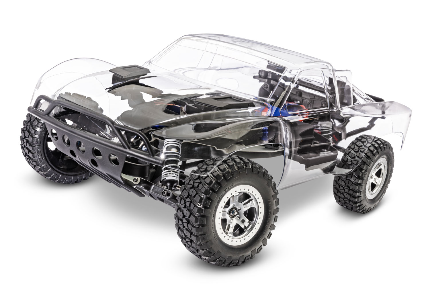 Traxxas Slash 2WD BL-2S HD bouwpakket (met TQ 2.4 Ghz en BL-2S motorset)