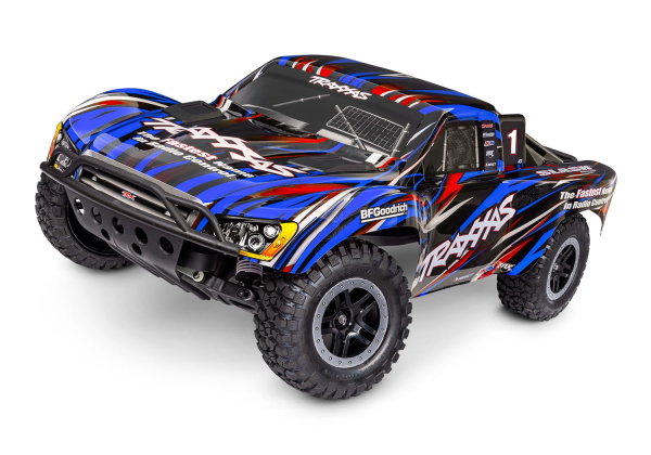 Traxxas Slash 2WD BL-2S HD Brushless Short Course RTR - Blauw