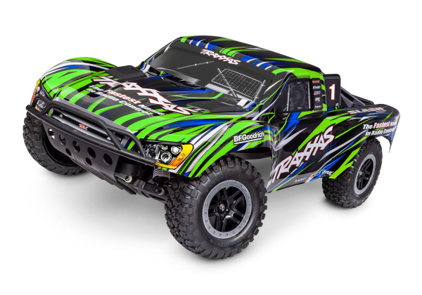 Traxxas Slash 2WD BL-2S HD Brushless Short Course RTR - Groen