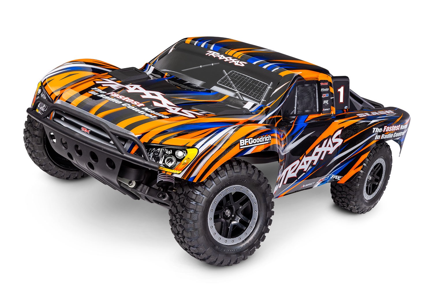 Traxxas Slash 2WD BL-2S HD Brushless Short Course RTR - Oranje