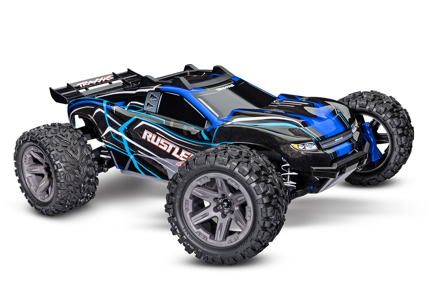 Traxxas Rustler 4x4 BL2-S brushless truggy RTR - Blauw