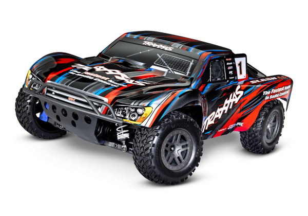 Traxxas Slash 4x4 BL2-S brushless short course RTR - Rood