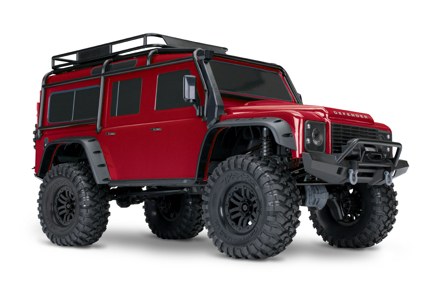 Traxxas TRX-4 Land Rover Defender Clipless - Rood