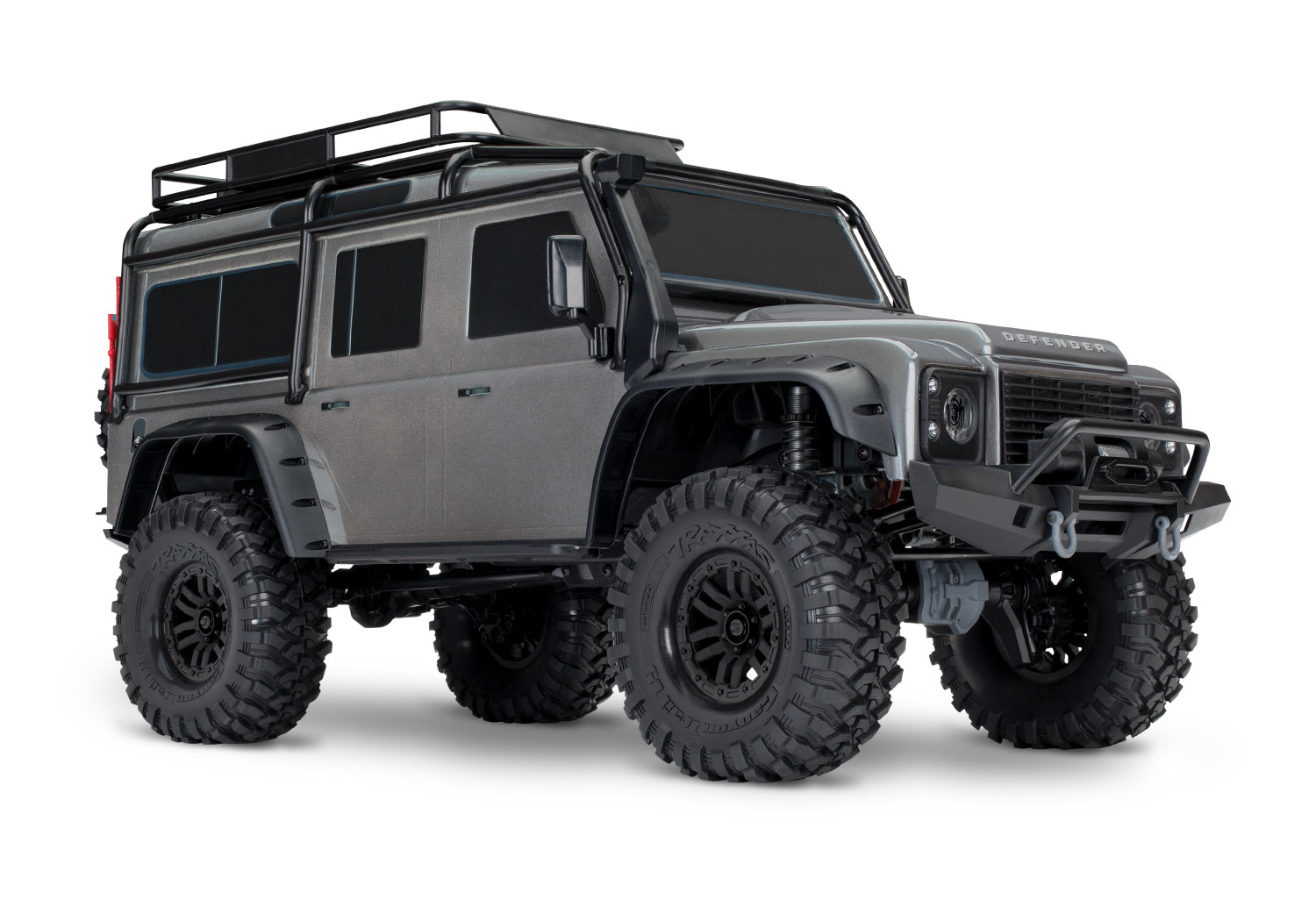 Traxxas TRX-4 Land Rover Defender Clipless - Grijs