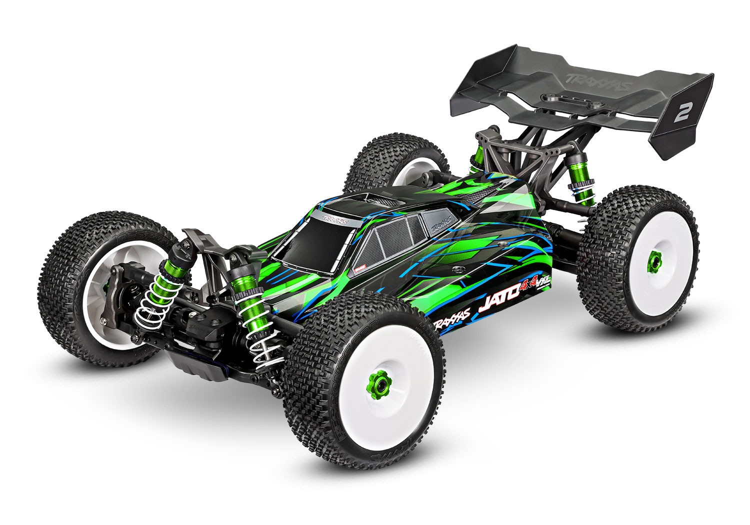 Traxxas Jato 4X4 VXL 4S Buggy RTR - Groen