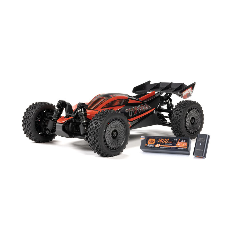 Arrma Typhon Grom 223S BLX Brushless 4X4 Small Scale Buggy RTR - Rood