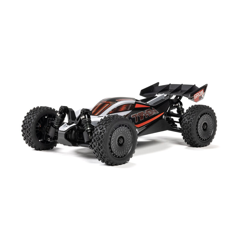 Arrma Typhon Grom 223S BLX Brushless 4X4 Small Scale Buggy RTR - Zilver
