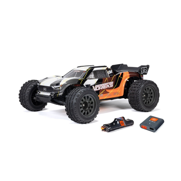 Arrma Vorteks Mega 550 2WD Truggy RTR - Oranje (incl. accu & lader)