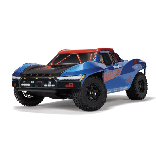 Arrma FURY 223S BLX Brushless 2WD Short Course Truck RTR - Blauw