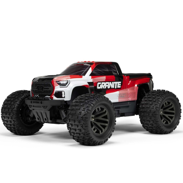 Arrma 1/10 Granite 223S DSC 4x4 brushless truck RTR - Rood
