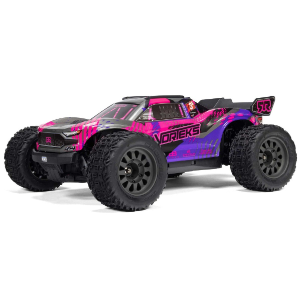 Arrma 1/10 Vorteks 223S DSC 4x4 brushless truggy RTR - Paars